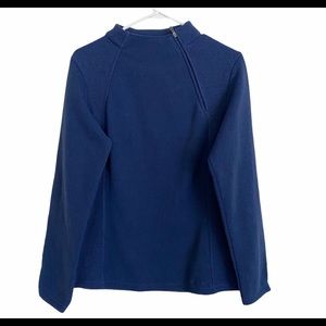 Columbia Blue Fireside Fleece Half Zip Sweater